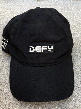 RIOT GAMES Valorant Defy the Limits Baseball Dad Hat Men's Black One Size Cap